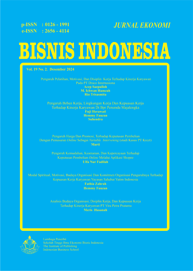 View Vol. 20 No. 01 (2025): Jurnal Ekonomi Bisnis Indonesia
